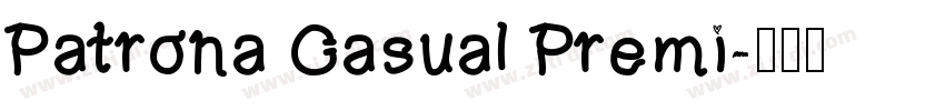 Patrona Casual Premi字体转换